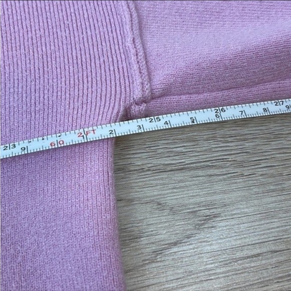 Vici Pink/Purple Oversized Turtleneck Sweater Size Small - Picture 7 of 8